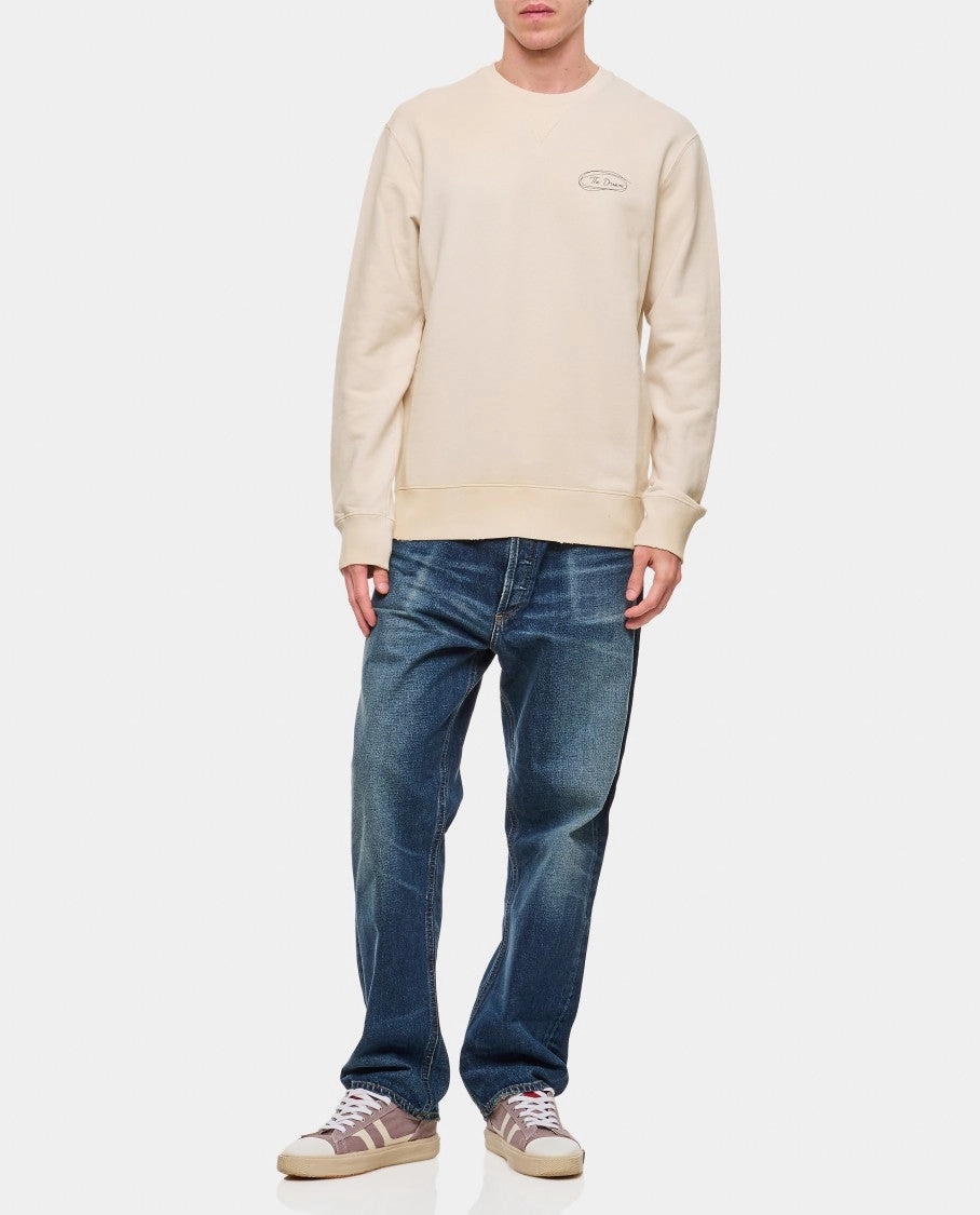 Organic Cotton Sweatshirt With Front And Back Print