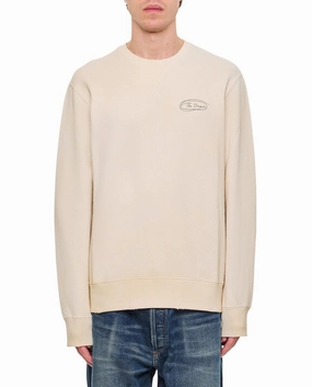 Organic Cotton Sweatshirt With Front And Back Print cashmere sweaters sale