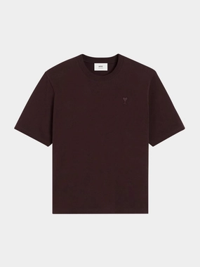 Organic Cotton T-Shirt in Eggplant Tops Mens - flannel shirts