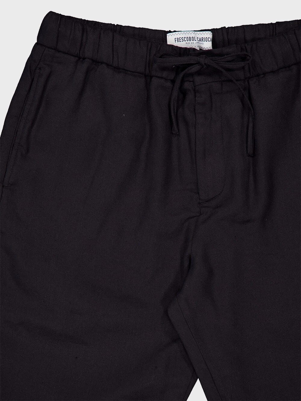 Oscar Black Linen Trousers