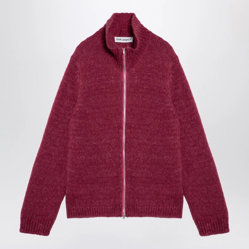 Our Legacy Men's Ruby-Colou Zipped Cardigan winter sweaters outlet