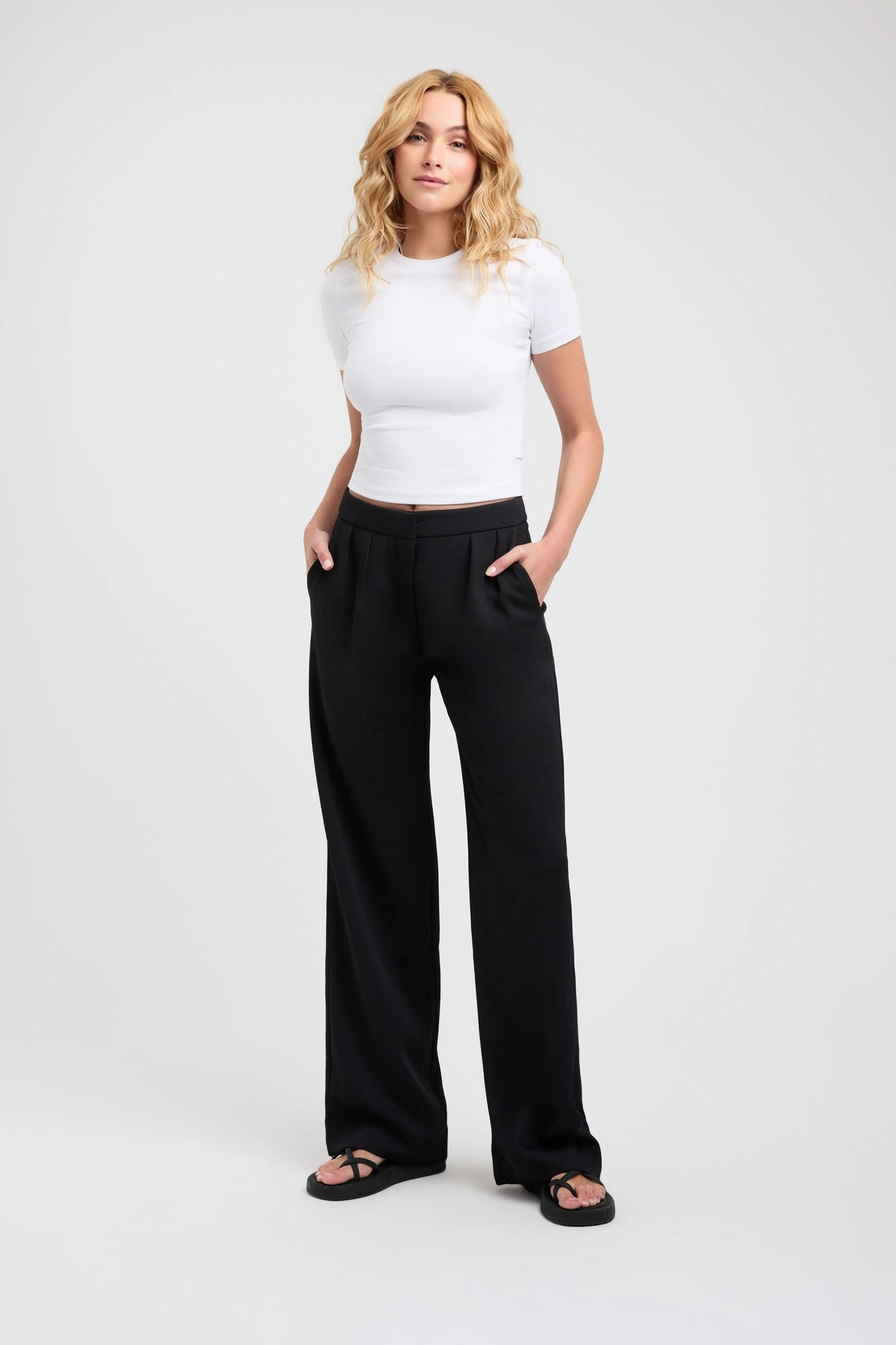 Oyster Low Rise Pant affordable womens bottoms sale