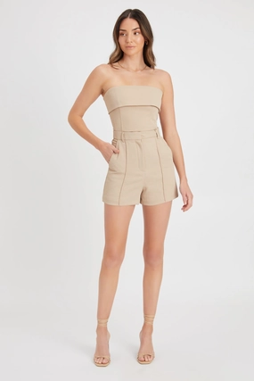 Oyster Pintuck Shorts womens chinos discount