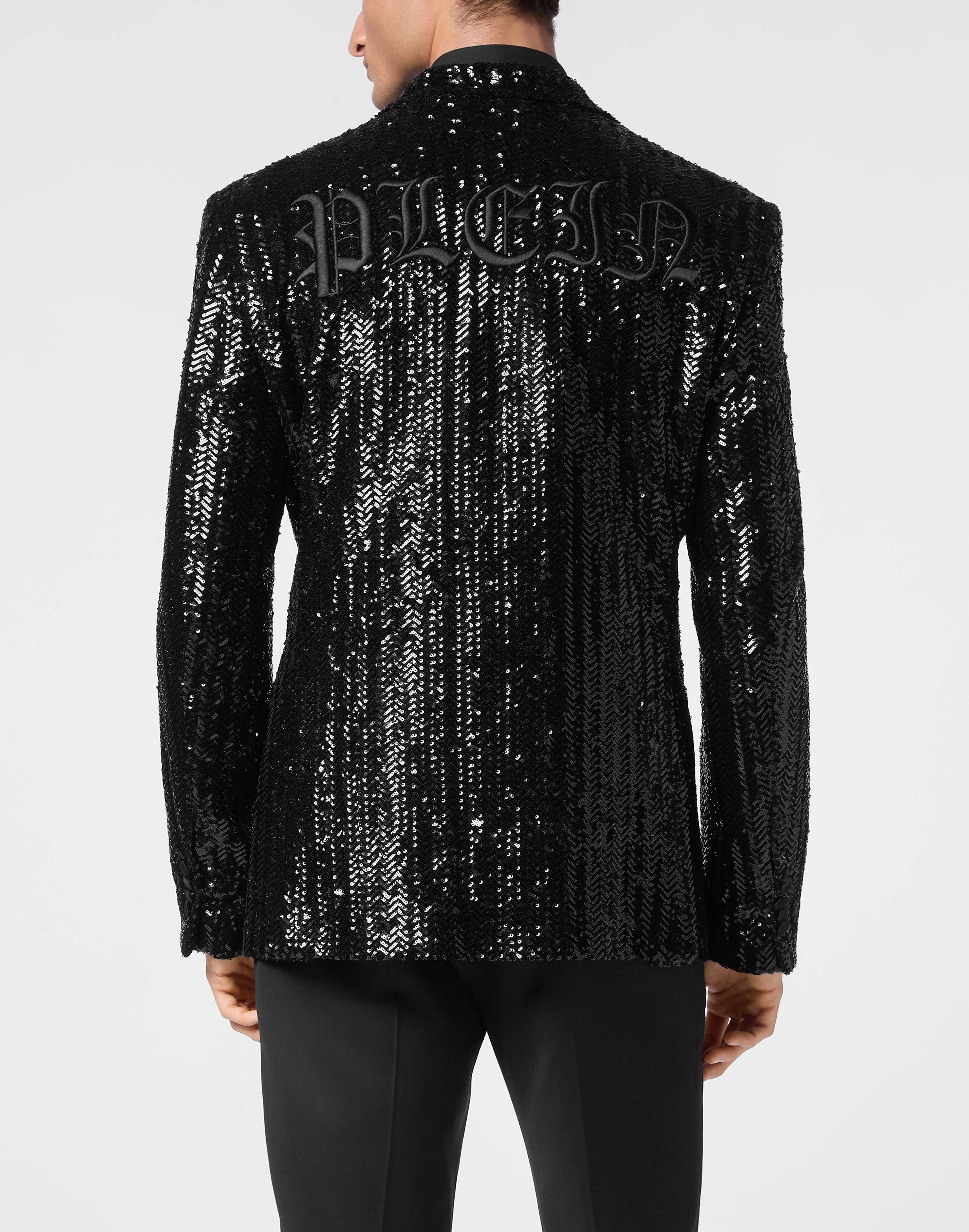 PAILETTES CHEWRON BLAZER LS GOTHIC PLEIN