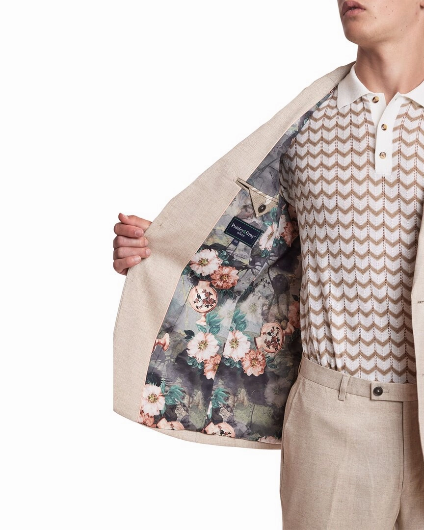 Paisley & Gray Ashton Slim Fit Linen-Blend Jacket