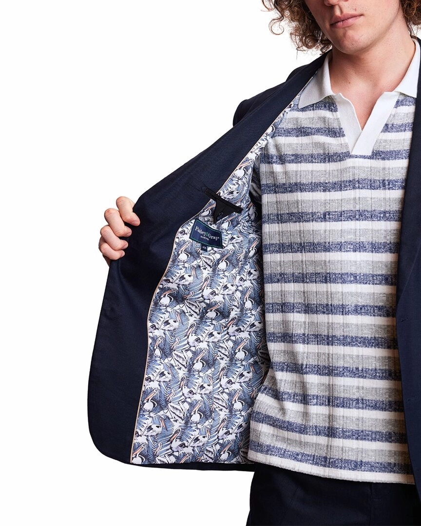 Paisley & Gray Dover Slim Fit Linen-Blend Jacket