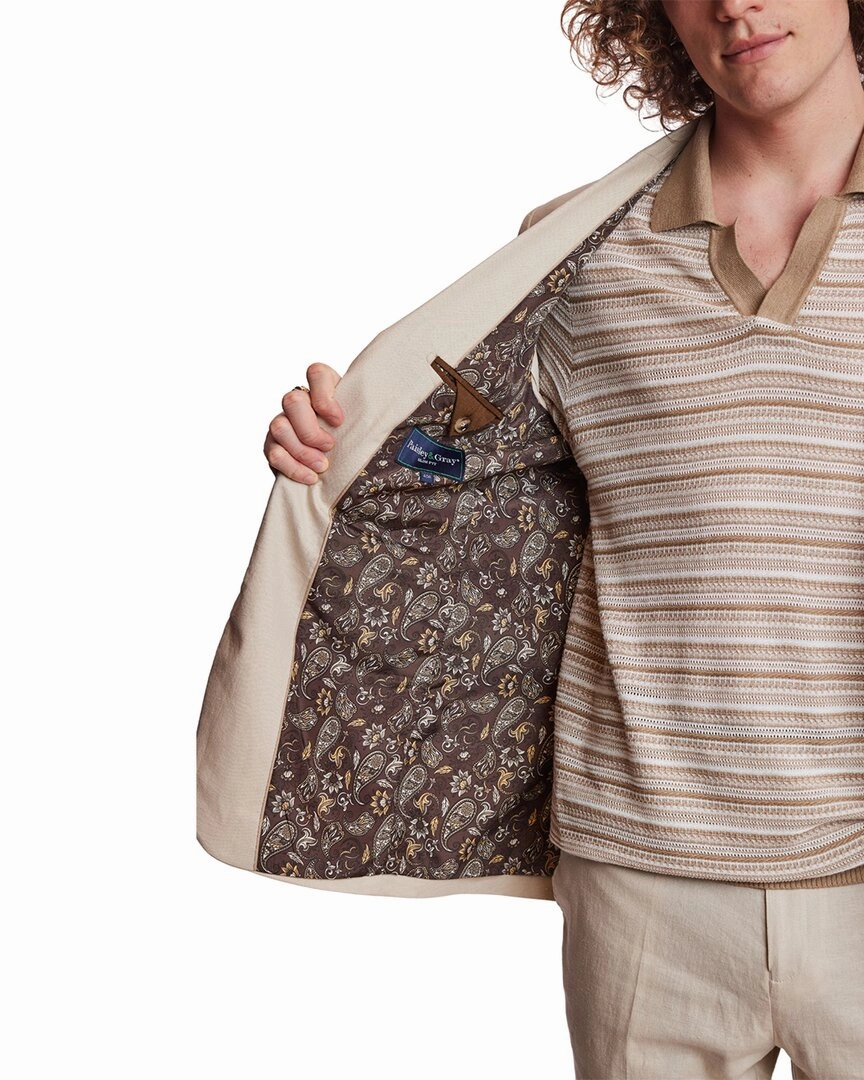 Paisley & Gray Dover Slim Fit Linen-Blend Jacket
