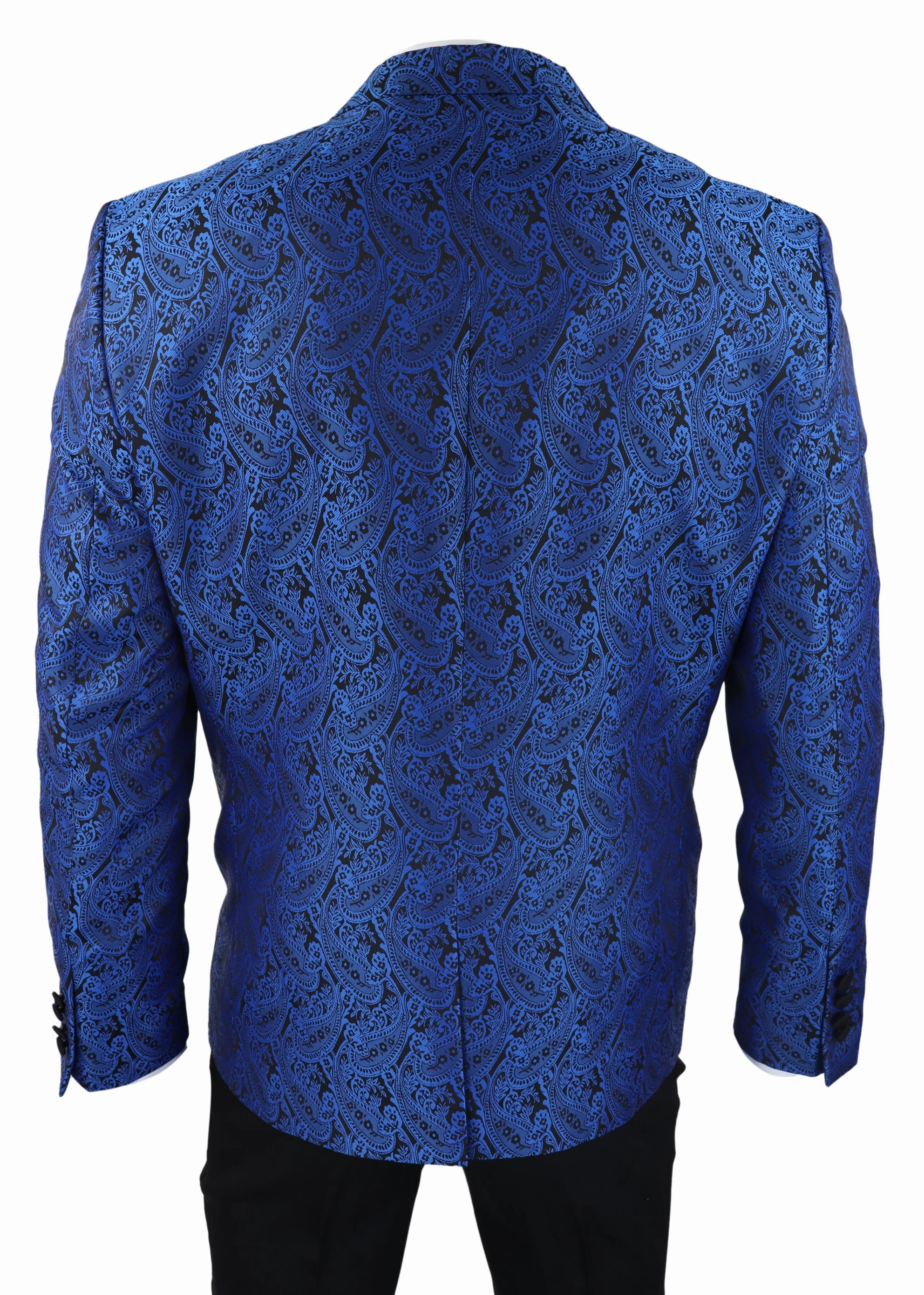 Paisley Tuxedo Blazer Waistcoat Jacket