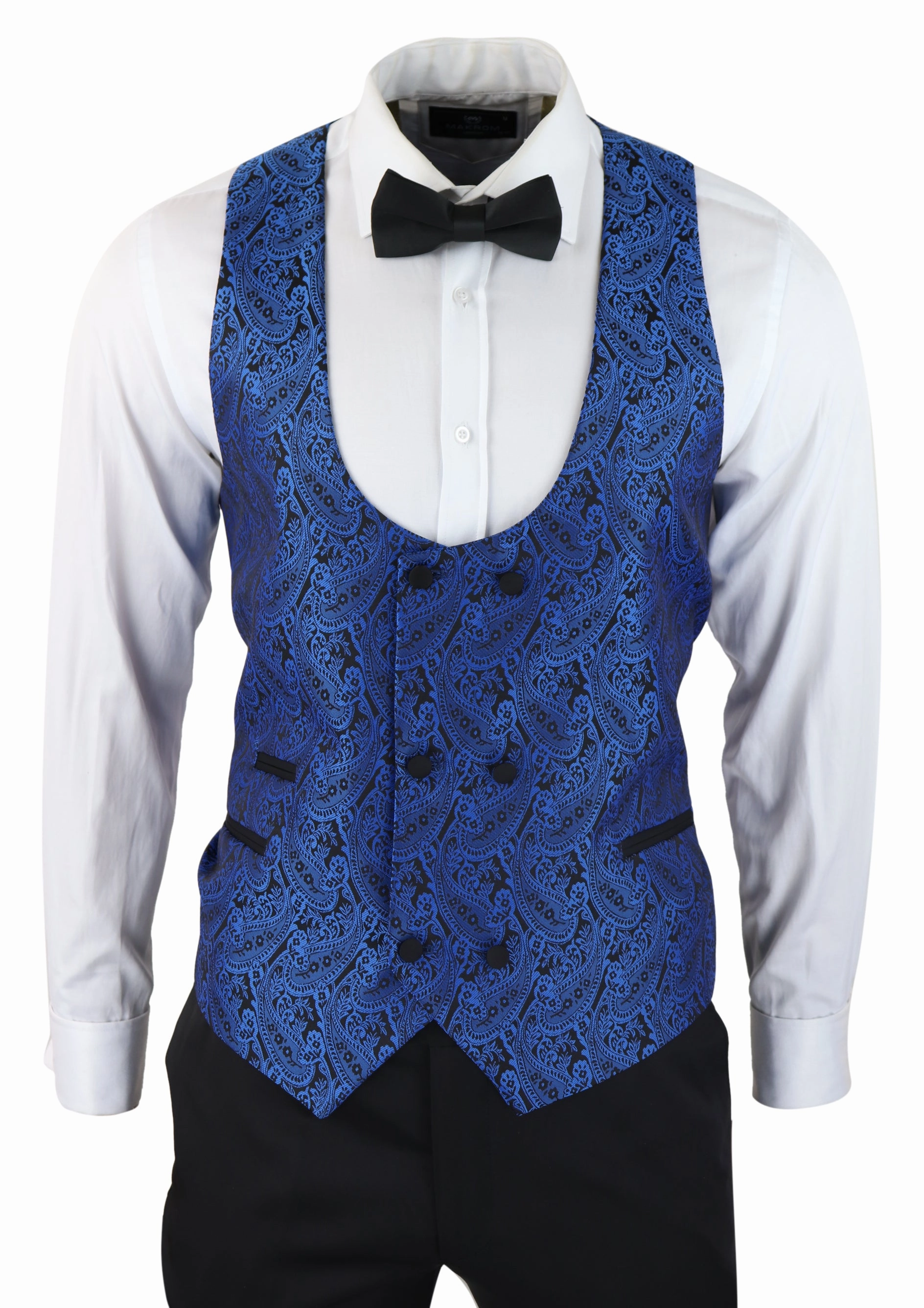 Paisley Tuxedo Blazer Waistcoat Jacket