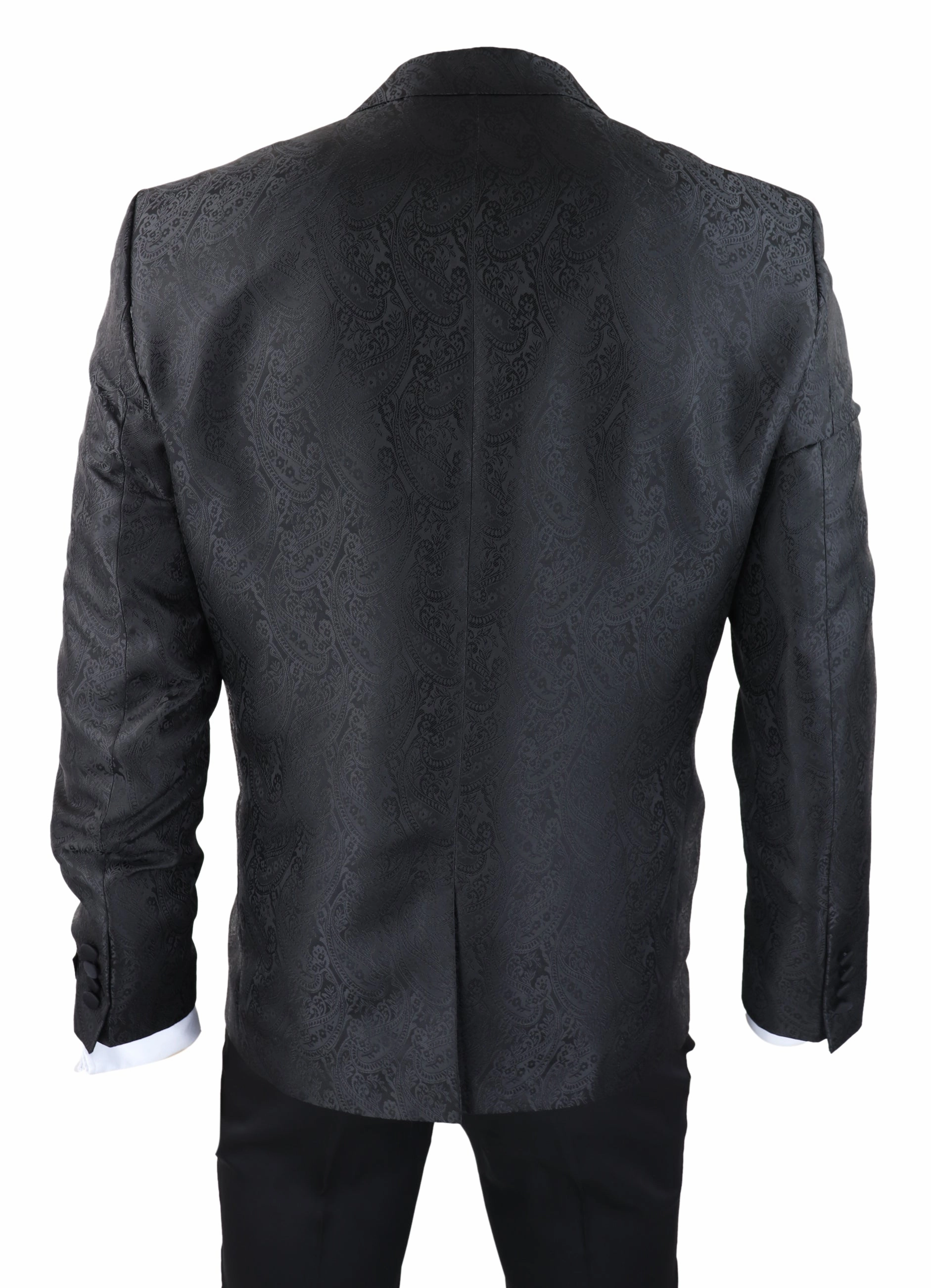 Paisley Tuxedo Blazer Waistcoat Jacket