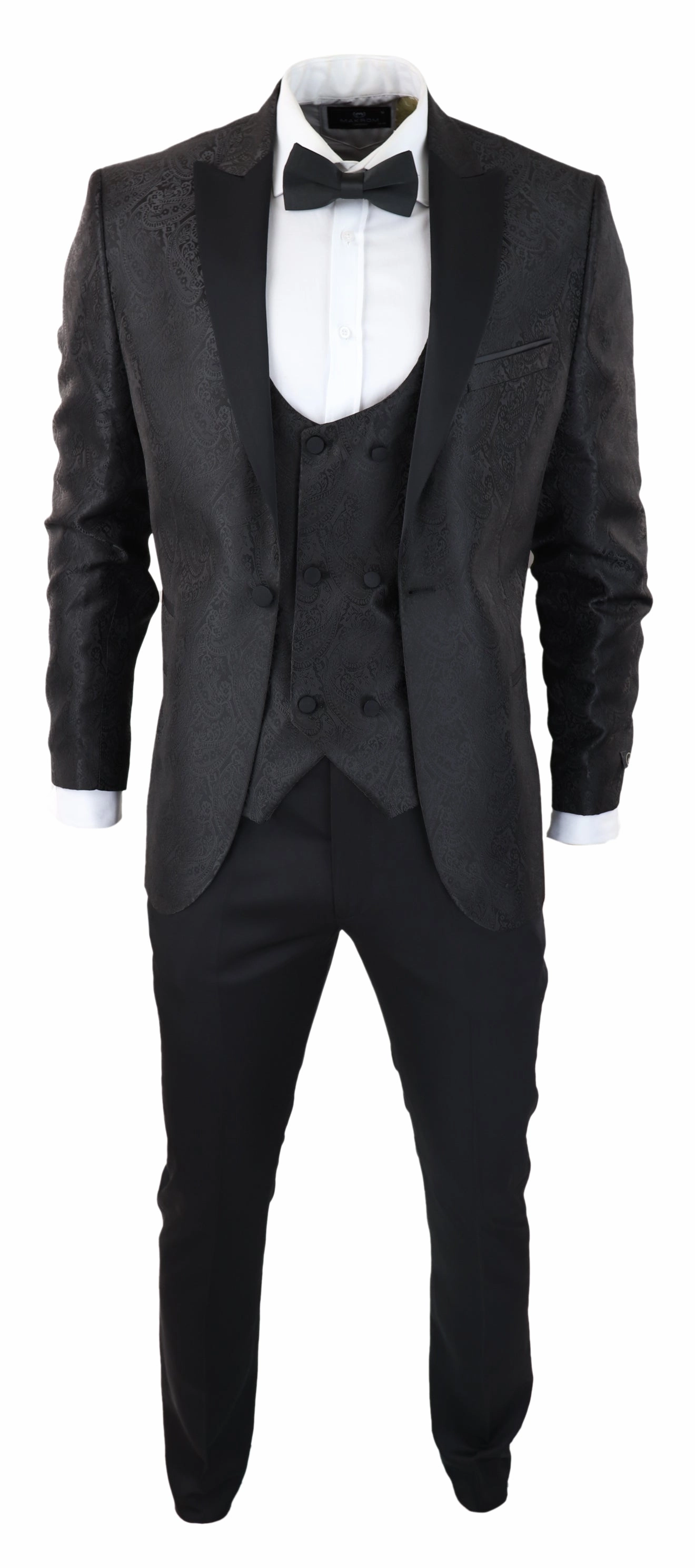 Paisley Tuxedo Blazer Waistcoat Jacket