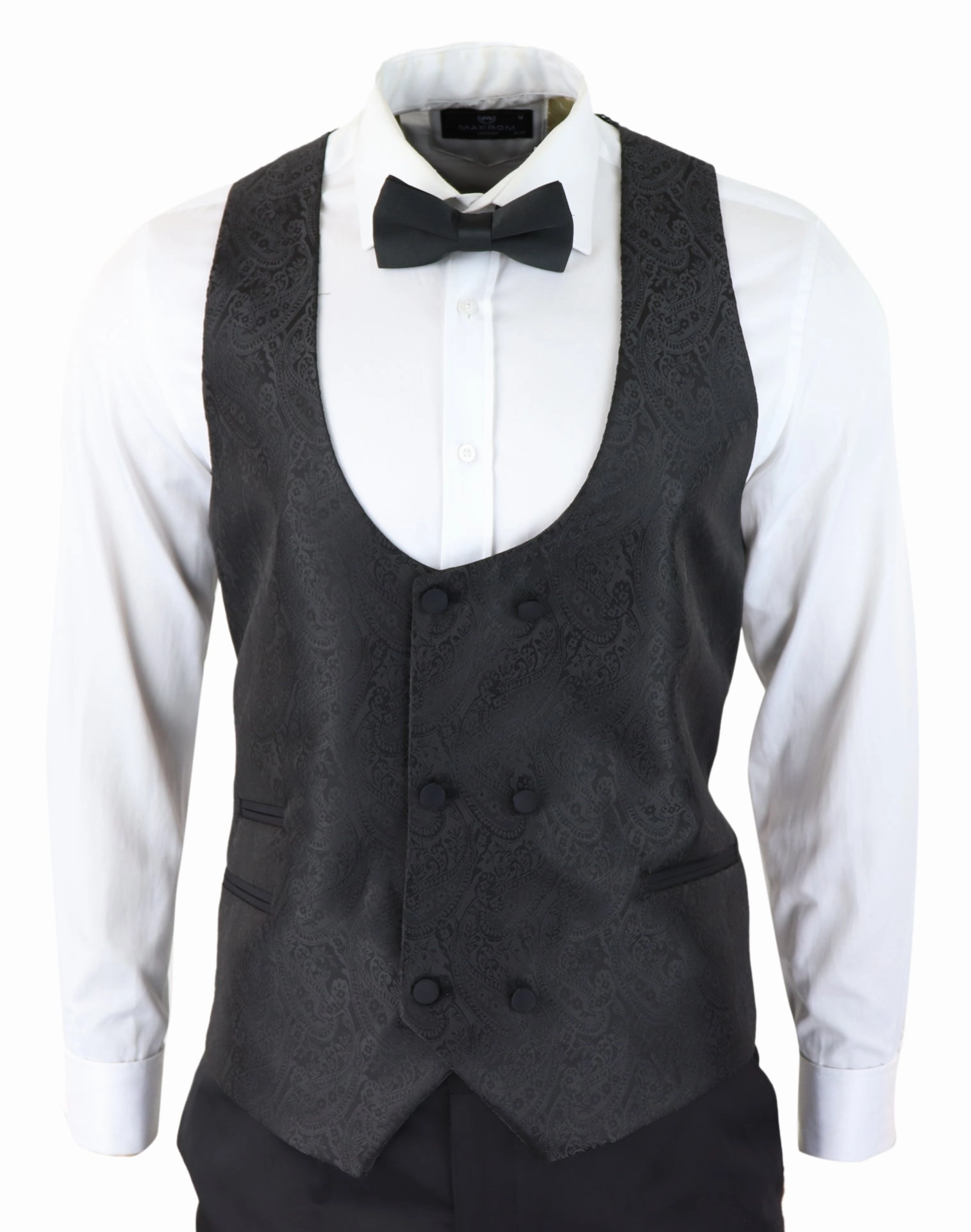 Paisley Tuxedo Blazer Waistcoat Jacket