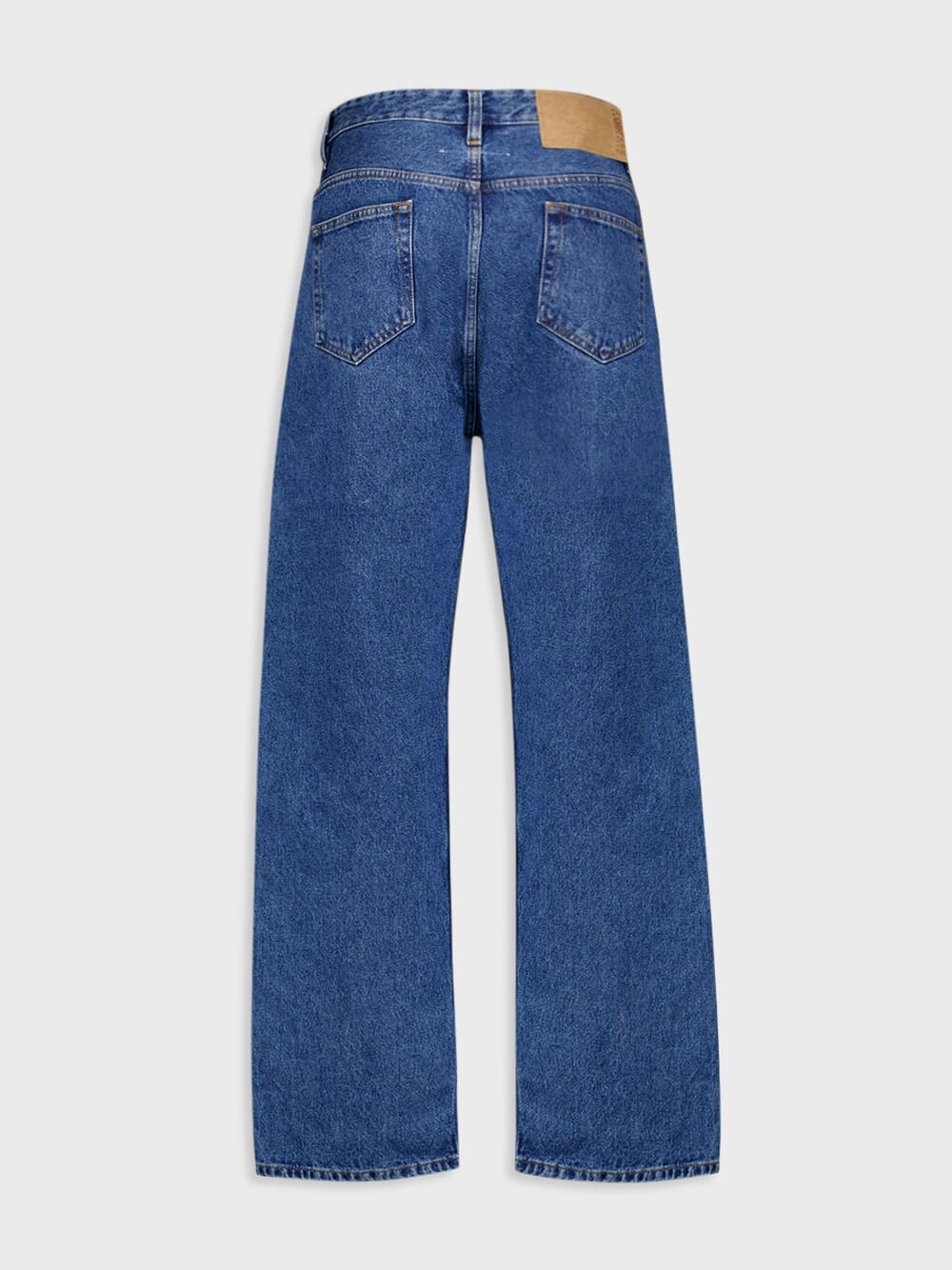 Panelled Mid-Rise Cotton Jeans