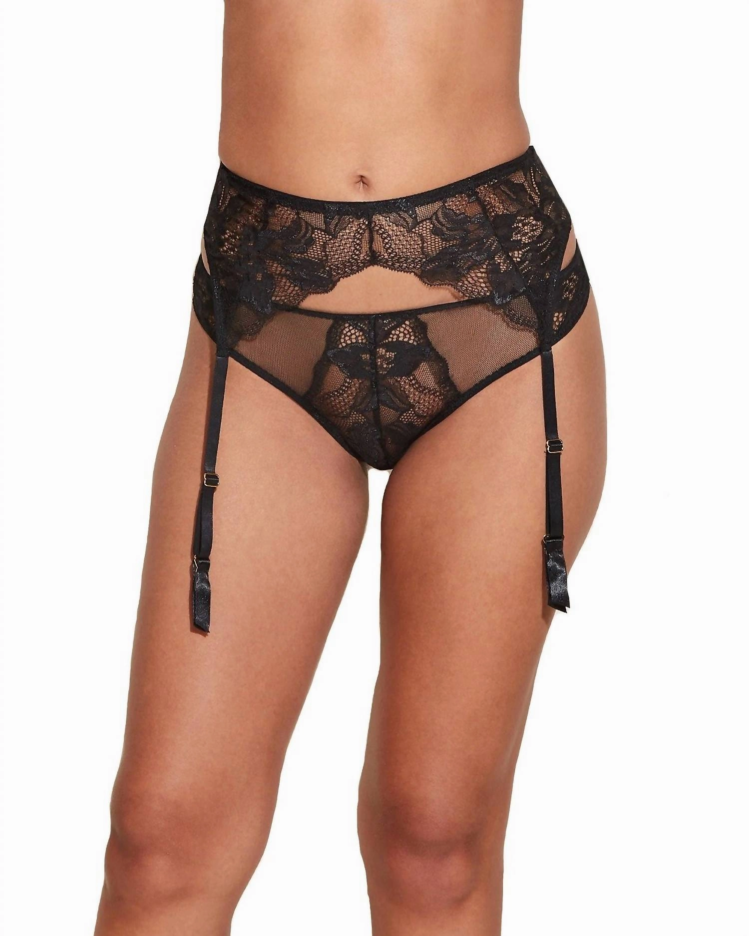 Paradiso Women's Garter Belt Parad4141 In Black