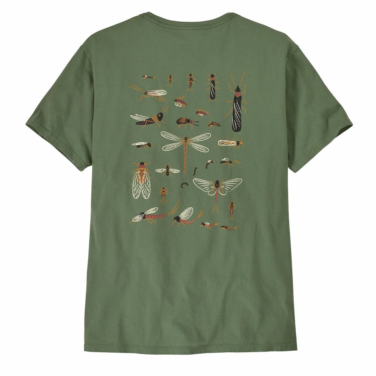 Patagonia Buggy Organic T-Shirt Terrain Green henley shirts online