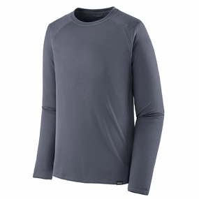 Patagonia Capilene Midweight Crew Neck Smolder Blue henley shirts online