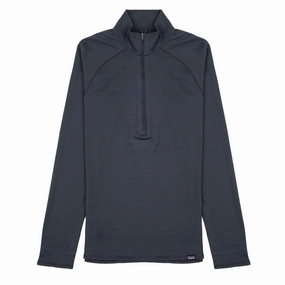 Patagonia Capilene Midweight Zip Neck Smolder Blue henley shirts online