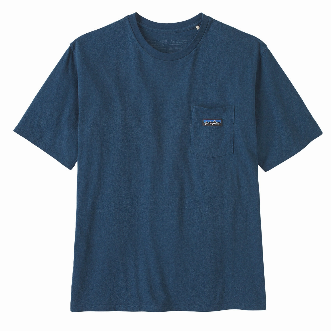 Patagonia Daily Pocket Tee Tidepool Blue henley shirts online
