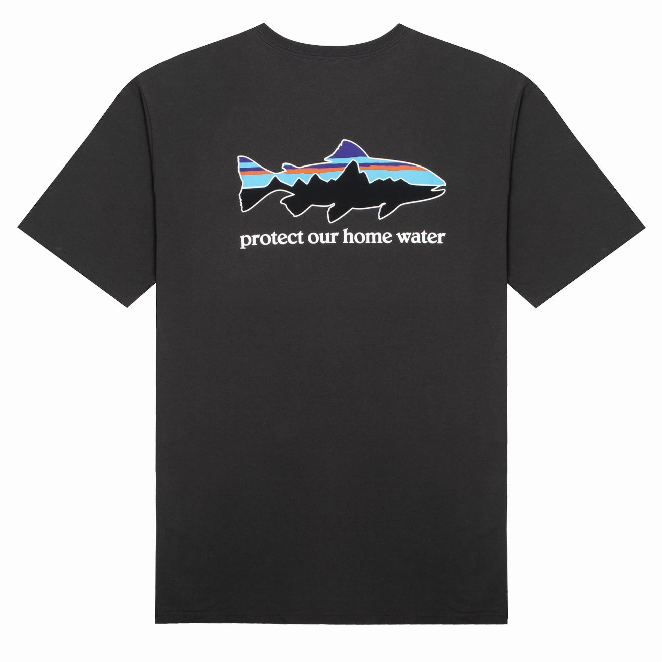 Patagonia Home Water Trout Organic T-Shirt Ink Black