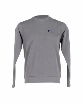 Patagonia Logo Sweatshirt in Grey Cotton chunky knit discount