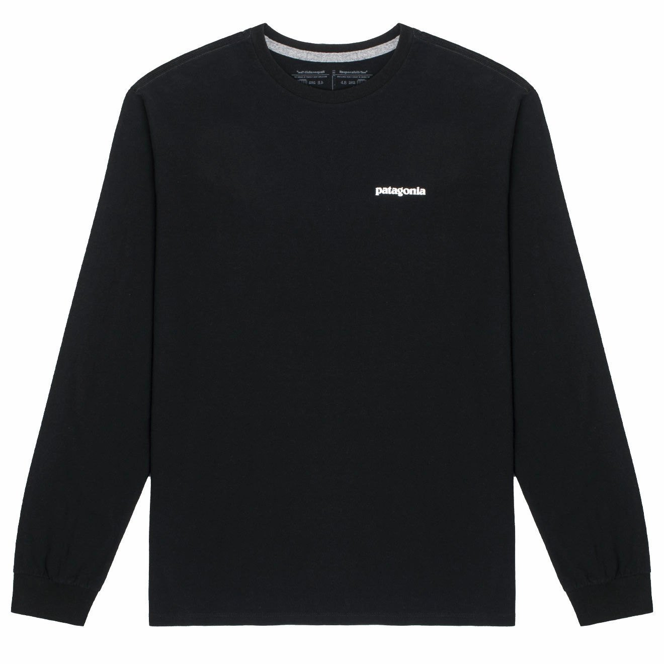 Patagonia Long Sleeved Home Water Trout Responsibili-Tee Black henley shirts online