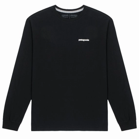 Patagonia Long Sleeved Home Water Trout Responsibili-Tee Black henley shirts online