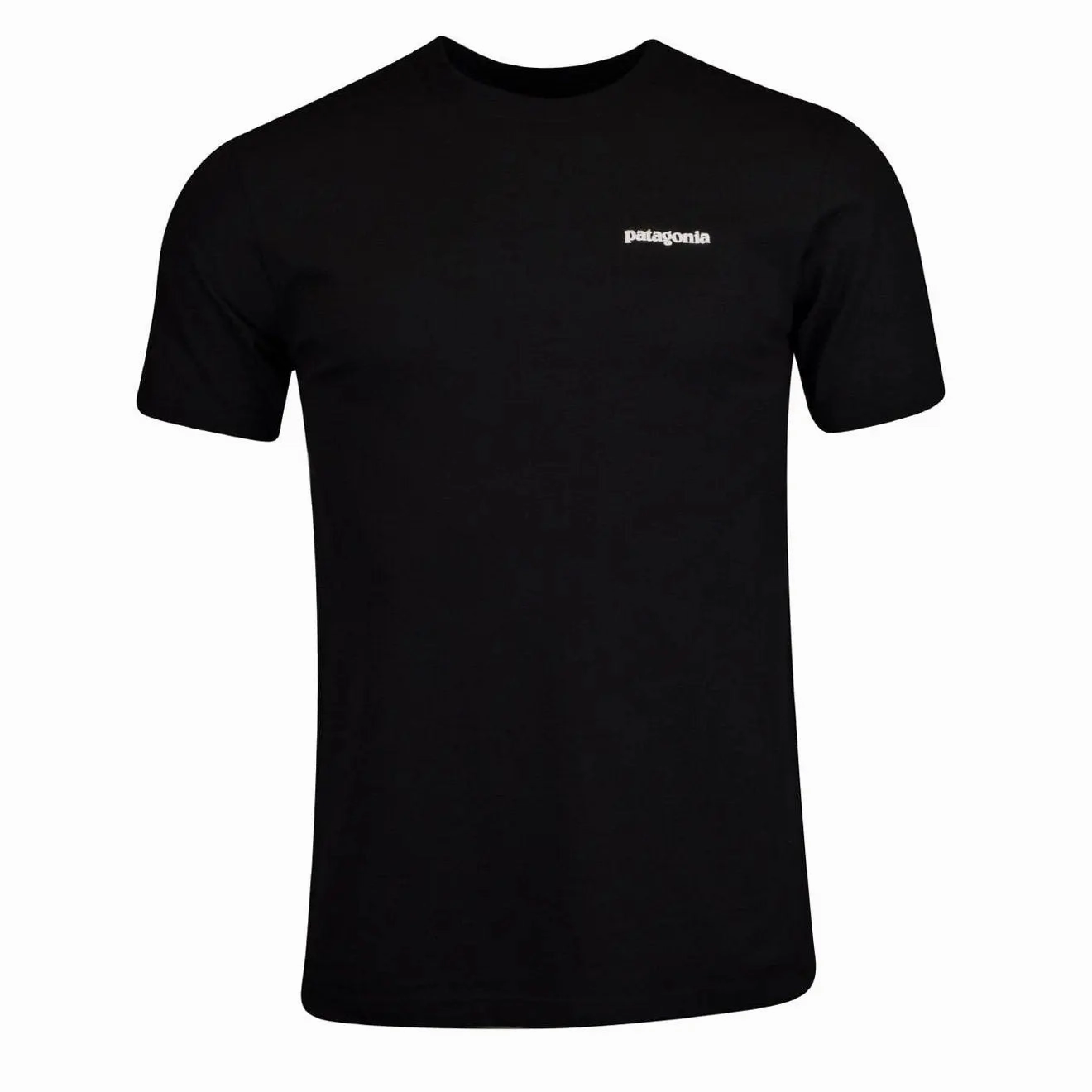Patagonia P-6 Logo Responsibili Tee Black henley shirts online