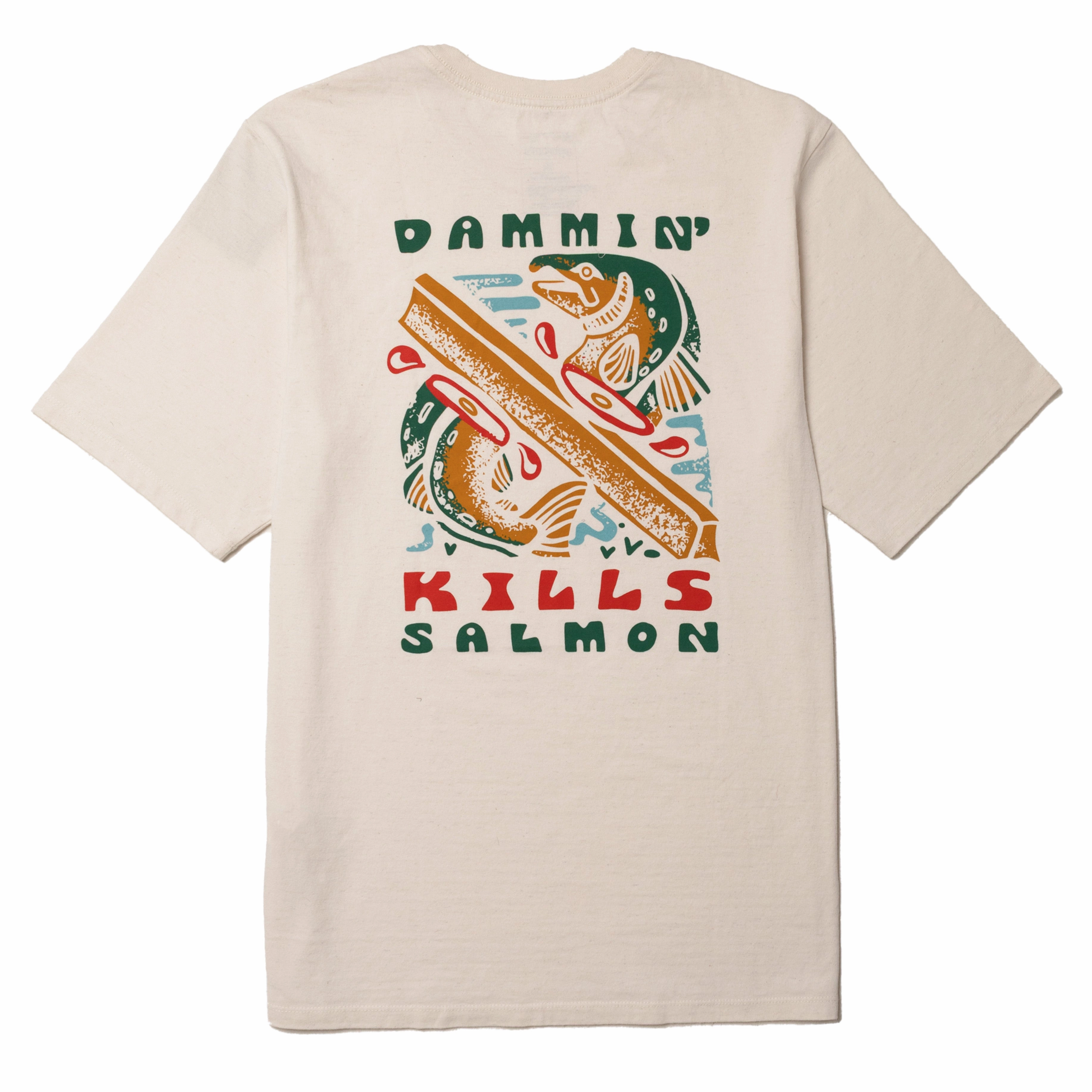 Patagonia Take a Stand Responsibili-Tee Dammin' Kills / Birch White