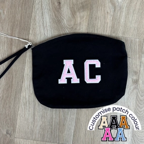Patch 22 Personalised Accessory Bag- Black Holiday Collection - holiday outfits clearance