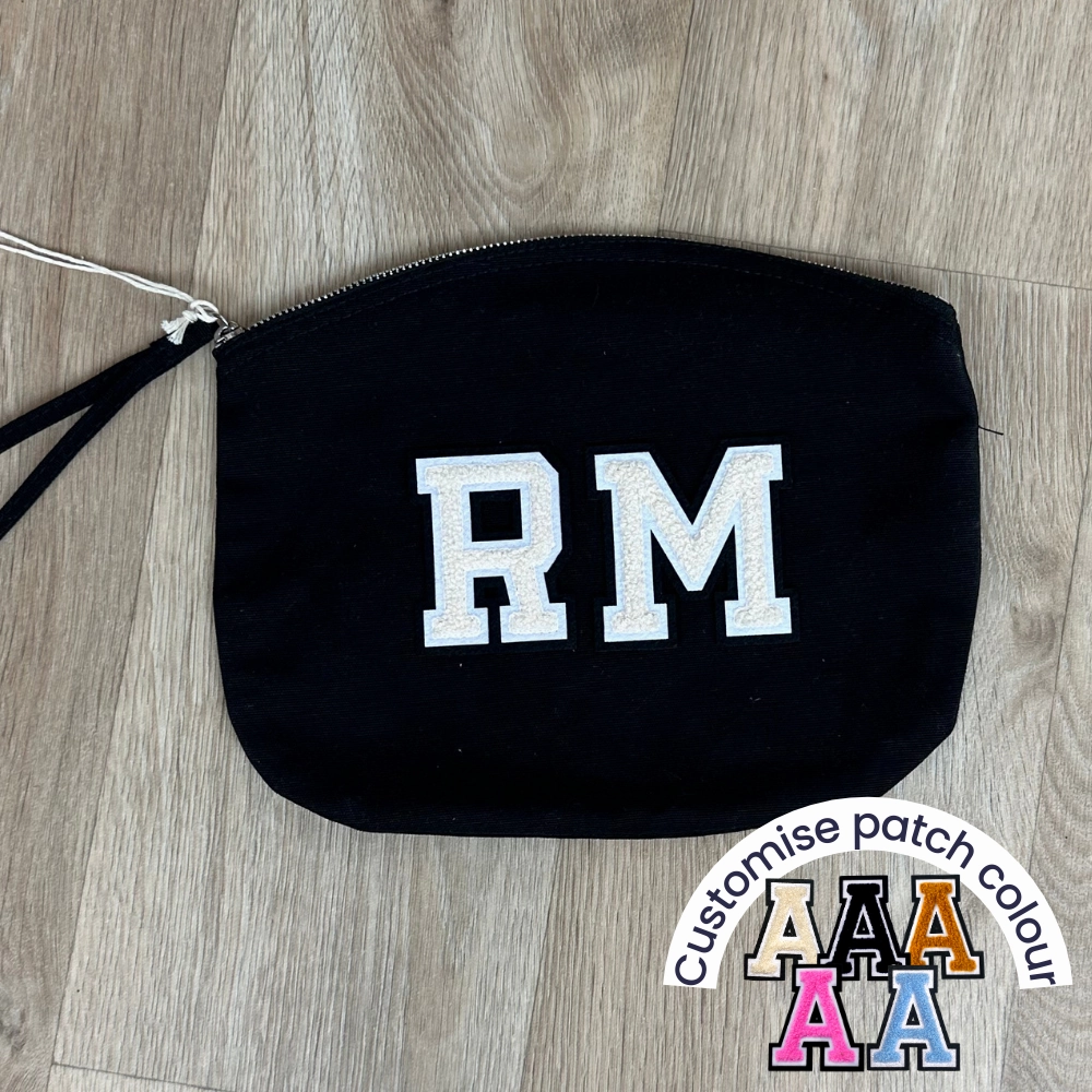 Patch 22 Personalised Accessory Bag- Black