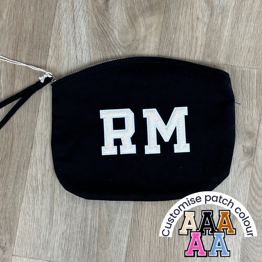 Patch 22 Personalised Accessory Bag- Black