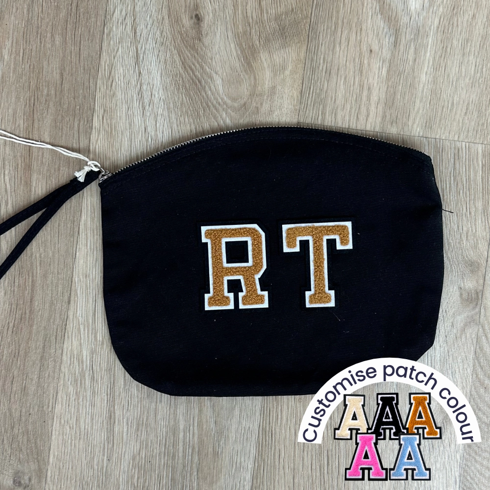 Patch 22 Personalised Accessory Bag- Black