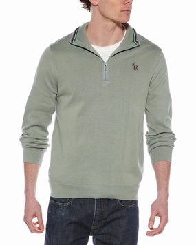 Paul Smith 1/4-Zip Mock Neck Sweater turtleneck sweaters sale