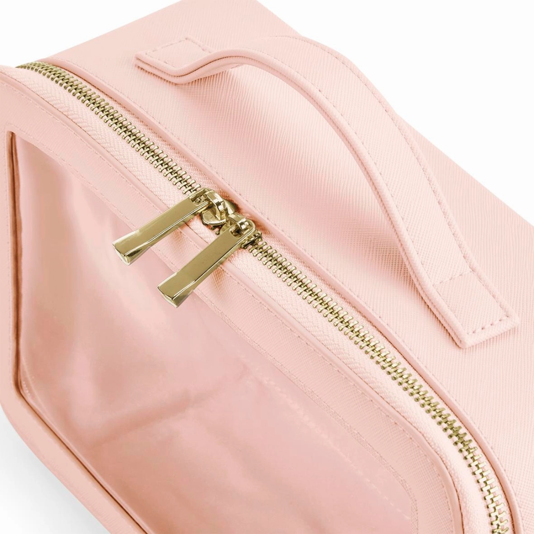 Personalised Clear Window Travel Cosmetic Case