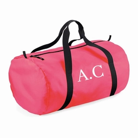 Personalised Initial Packaway Barrel Bag Holiday Collection - holiday outfits clearance