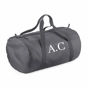 Personalised Initial Packaway Barrel Bag Holiday Collection - holiday outfits clearance
