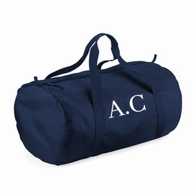 Personalised Initial Packaway Barrel Bag Holiday Collection - holiday outfits clearance