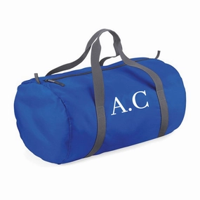 Personalised Initial Packaway Barrel Bag Holiday Collection - holiday outfits clearance