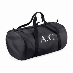 Personalised Initial Packaway Barrel Bag Holiday Collection - holiday outfits clearance