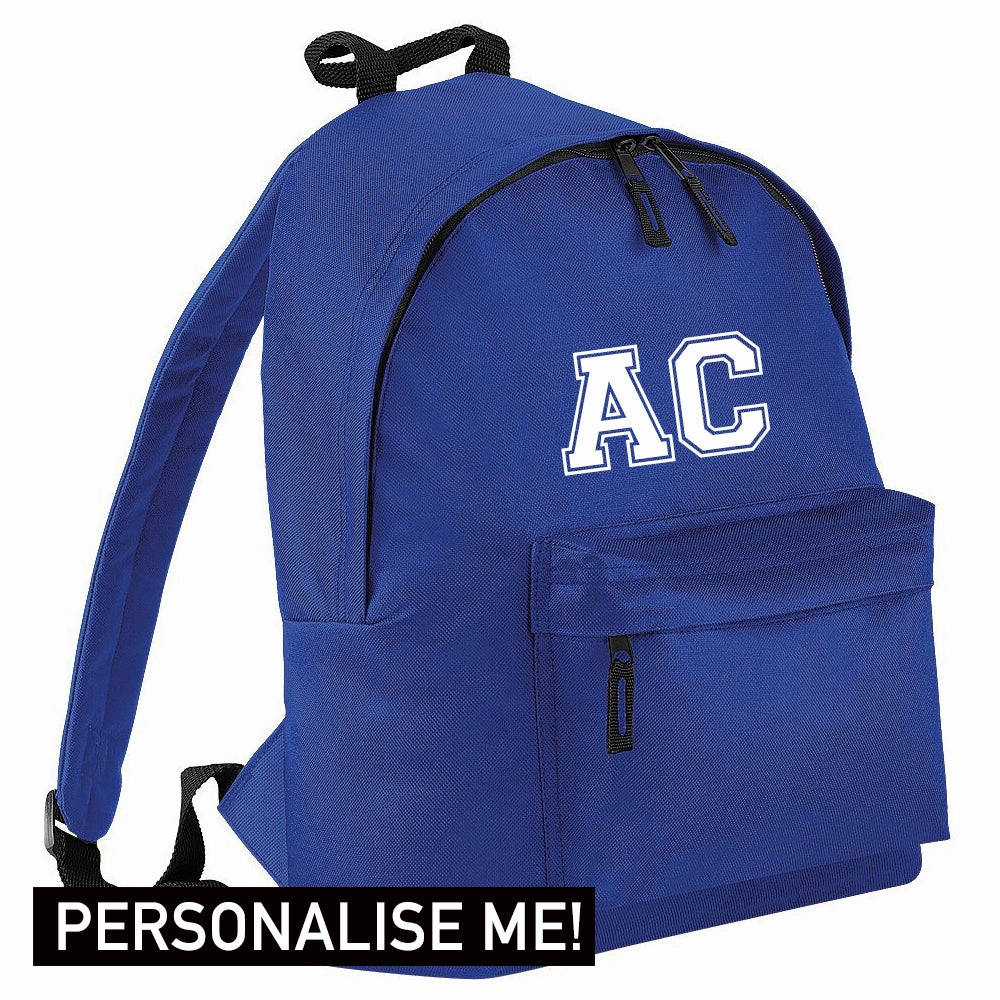 Personalised Initial Varsity Junior Backpack (MRK X)