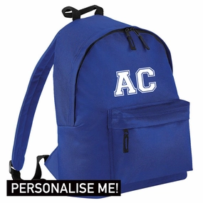 Personalised Initial Varsity Junior Backpack (MRK X) Holiday Collection - holiday outfits clearance