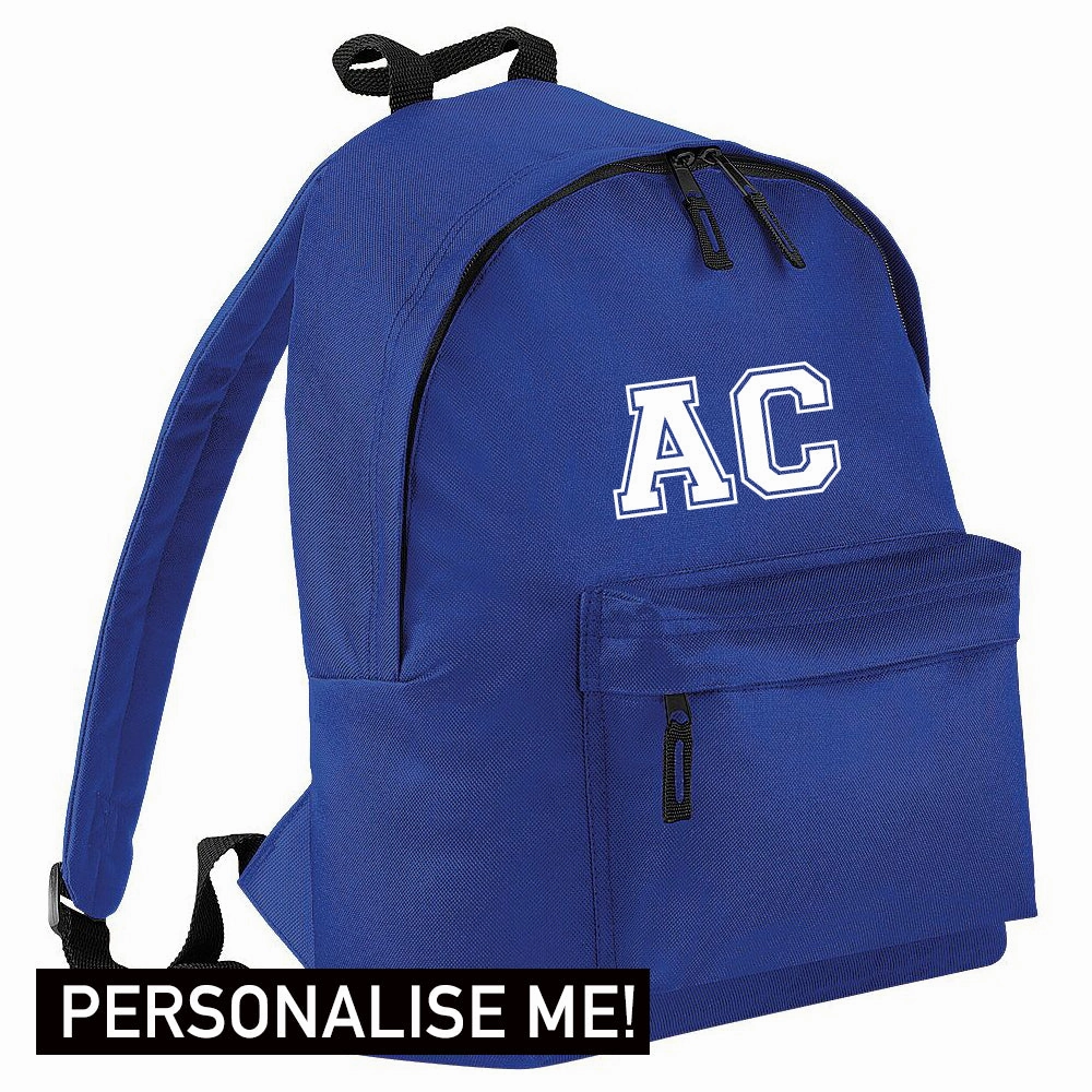 Personalised Initial Varsity Junior Backpack (MRK X)