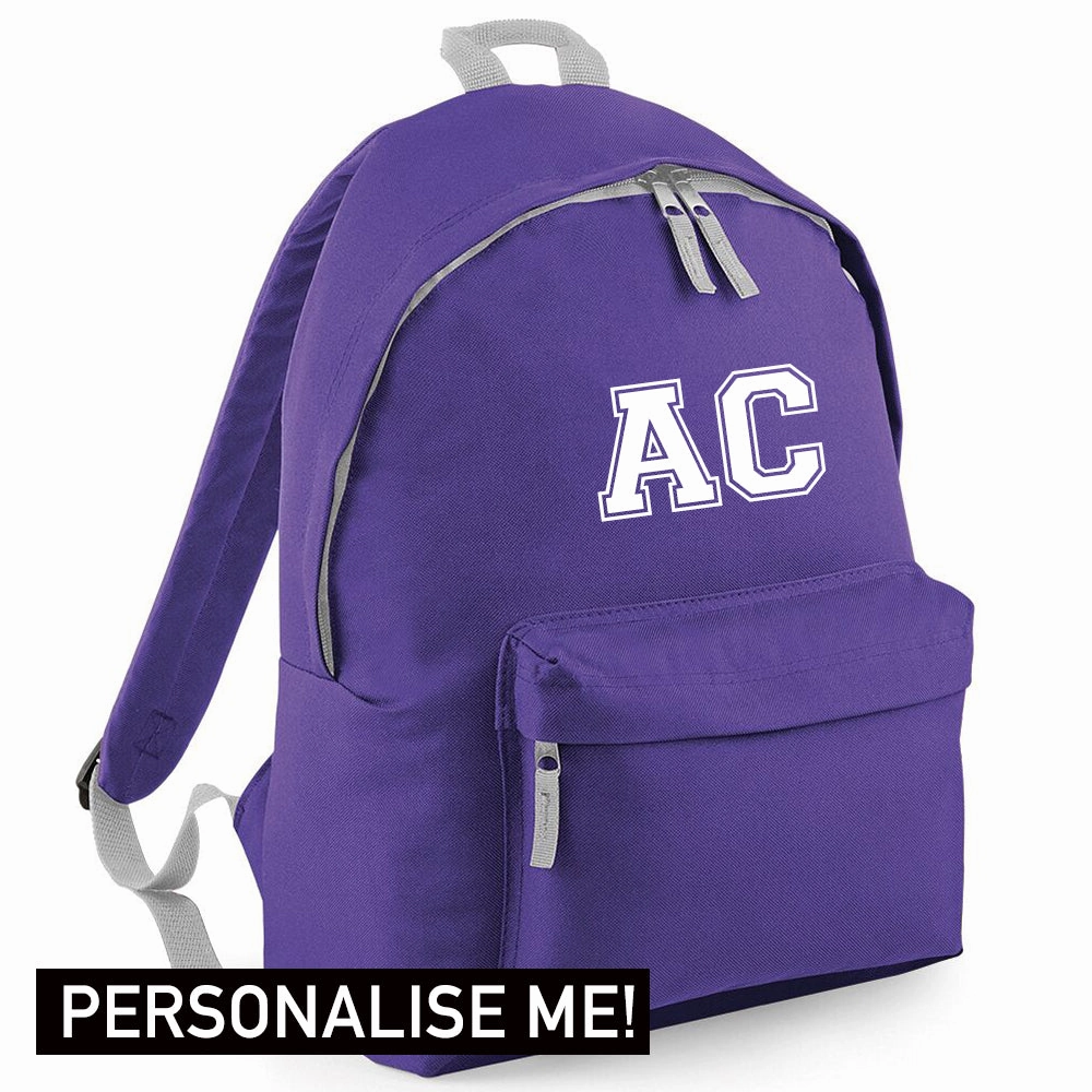Personalised Initial Varsity Junior Backpack (MRK X)