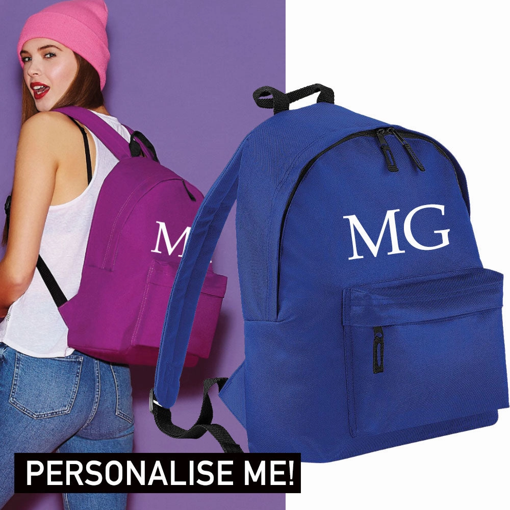 Personalised Initial Varsity Regular Backpack (MRK X)