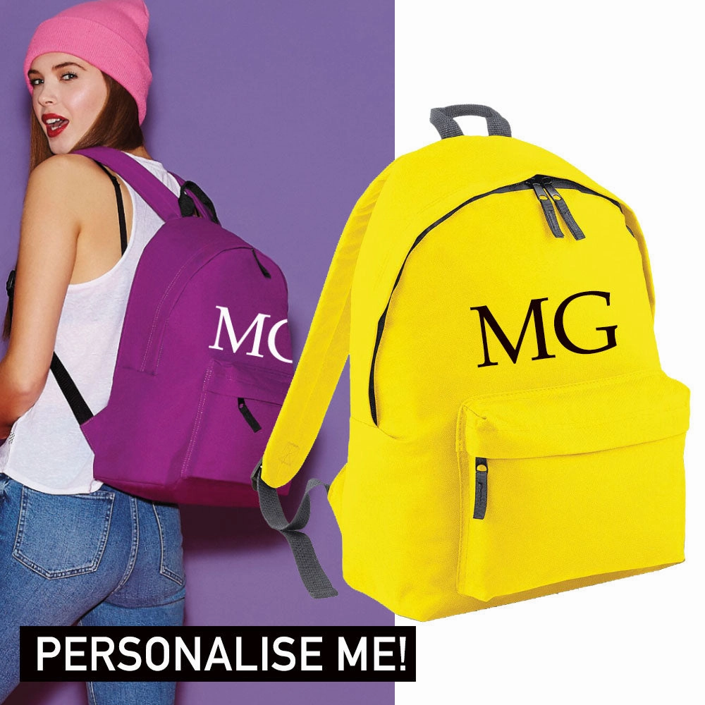 Personalised Initial Varsity Regular Backpack (MRK X)