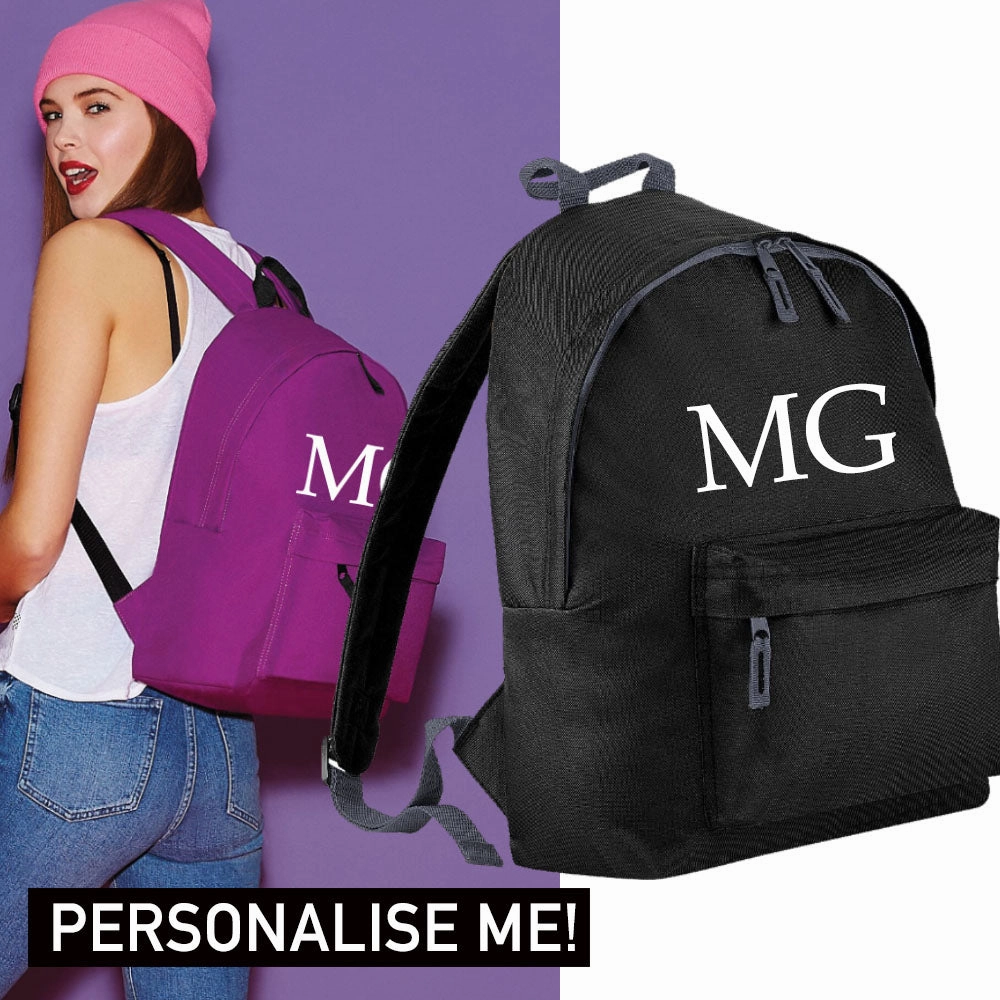 Personalised Initial Varsity Regular Backpack (MRK X)