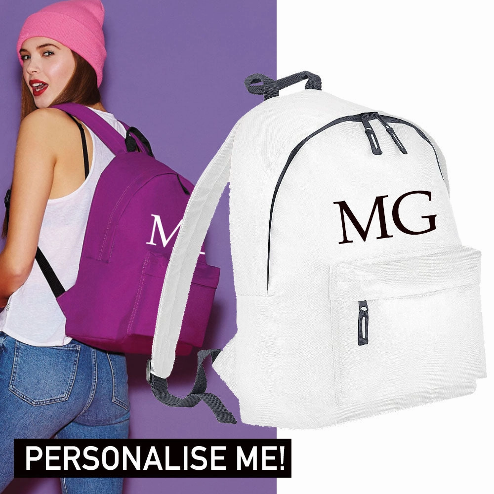 Personalised Initial Varsity Regular Backpack (MRK X)