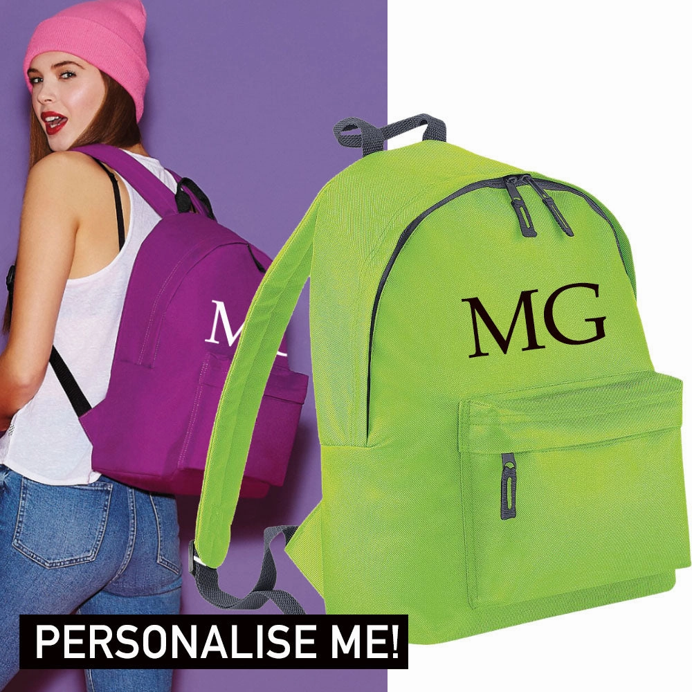 Personalised Initial Varsity Regular Backpack (MRK X)