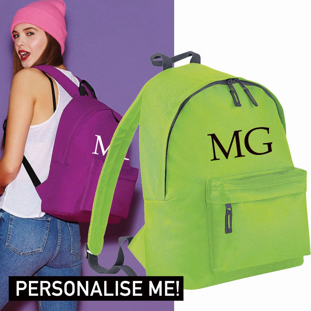 Personalised Initial Varsity Regular Backpack (MRK X)