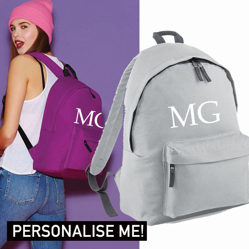 Personalised Initial Varsity Regular Backpack (MRK X)